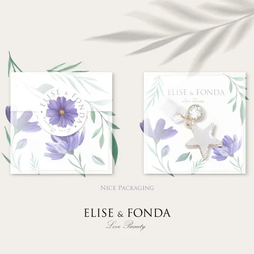 Vista 5 de ELISE & FONDA CP150 Puerto de carga USB anti polvo enchufe lindo luz pequeña estrella colgante encanto para iPhone 11/XS MAX/XR/X/8 Plus/7/6S/7/SE