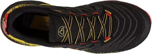 Vista 4 de La Sportiva Zapatillas de running Akasha II para hombre Negro/Amarillo
