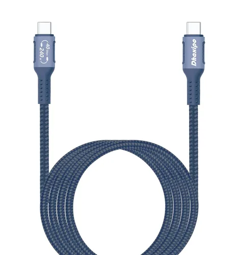 Vista 11 de Cable USB 4 para Thunderbolt 4 de 1.0 ft/1 pie, transferencia de datos de 40 Gbps con 240 W y 4K a 144 Hz 5K @ 60 Hz o 8K a 30 Hz, compatible