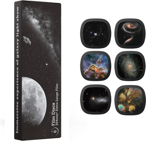 Vista 12 de Disco Proyector Galaxy – Diapositiva Proyector Ultra HD, Compatible con Proyectores Galaxy Ainael y Modelos SKE-TKQ01 & BL-DQY02 – Set de 6 Discos