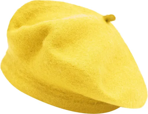 Vista 106 de ZLYC - Boina francesa de lana unicolor para mujeres y niñas