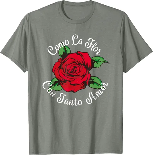 Vista 29 de Como La Flor - Bailar Cumbia - Mexican Rose Fiesta Regalo Camiseta Negro