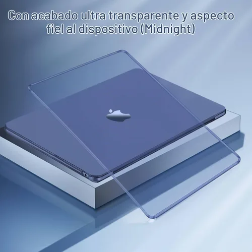 Vista 2 de MOSISO Compatible con MacBook Neo Case 13 pulgadas 2026 A3404 A18 Pro Chip Índigo de cristal
