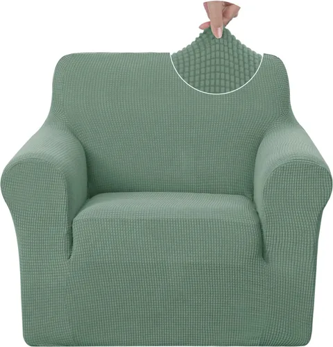 Vista 21 de U-NICE HOME Funda para sofá biplaza elástica, cubierta para sofá, funda para sillón, protector de muebles para sofá con 2 cojines, funda para sofá