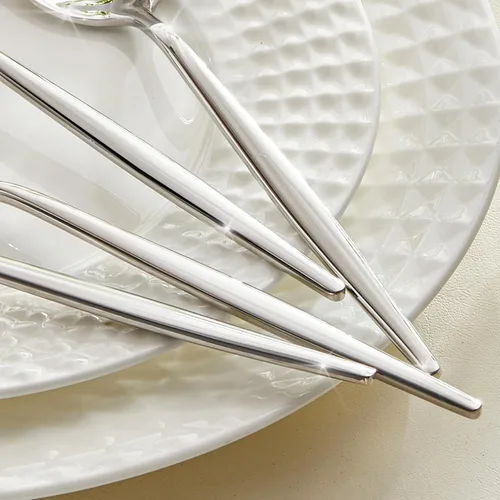 Vista 6 de KINGSTONE Juego de cucharas de cena de 12 piezas, 8.2 pulgadas de acero