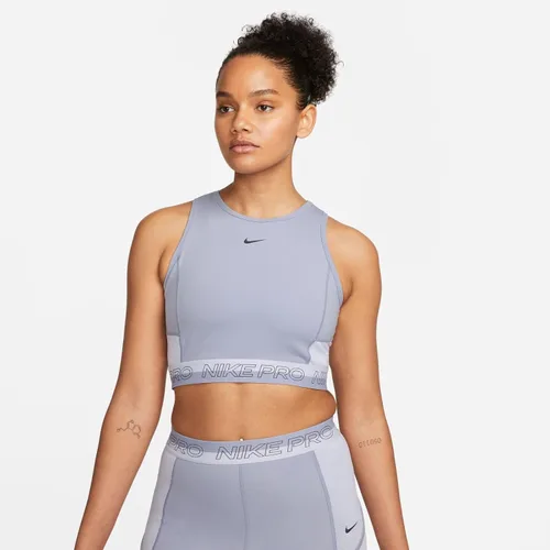 Vista 2 de Nike Pro Dri-FIT - Camiseta corta de entrenamiento para mujer
