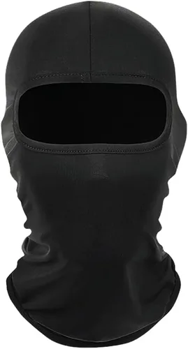 Vista 2 de Pasamontañas delgado para esquí, máscara de cara completa, resistente al viento, protección solar UV, capucha para mujeres y hombres