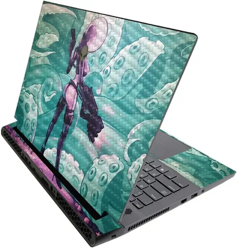 Vista 677 de MightySkins - Skin brillante con purpurina para Alienware M17 R3 (2020) y M17 R4 (2021) - Diversión de los años 90 Acabado duradero con purpurina