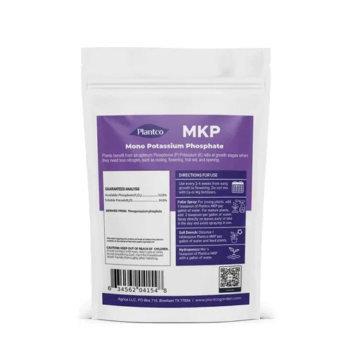 Vista 2 de Fertilizante de fosfato monopotásico MKP 0-52-34 de Plantco Promueve el crecimiento de raíces y flores, refuerzo de floración Alimento vegetal