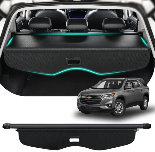 Vista 17 de Cubierta de carga para automóvil compatible con Toyota RAV4 2018 2017 2016 2015 2014 2013 SUV Accesorios, cubierta de maletero retráctil para RAV4