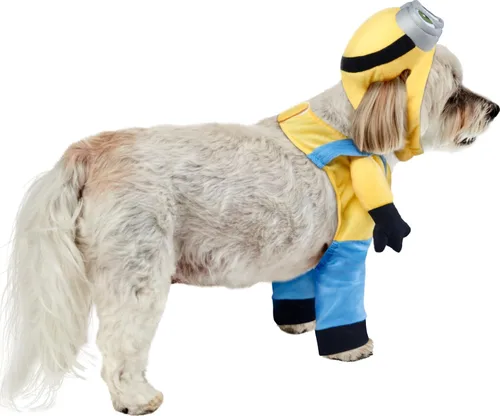 Vista 3 de Rubies - Disfraz de Minion Bob para mascotas para perros o gatos, talla XS