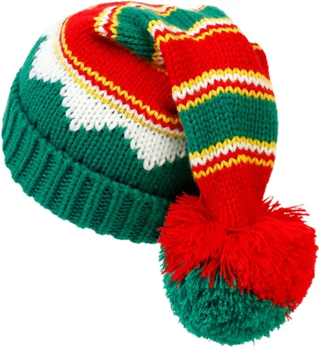 Vista 17 de 2 gorros de punto de Navidad para padres e hijos, gorro de Papá Noel para adultos, bebés, invierno, cálido, gorro de calavera para fiestas