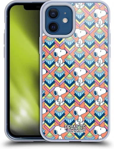 Vista 16 de Head Case Designs Snoopy Deco Dreams - Funda de gel suave con licencia oficial de Peanuts Blue Pattern compatible con Apple iPhone 7 Plus/iPhone 8