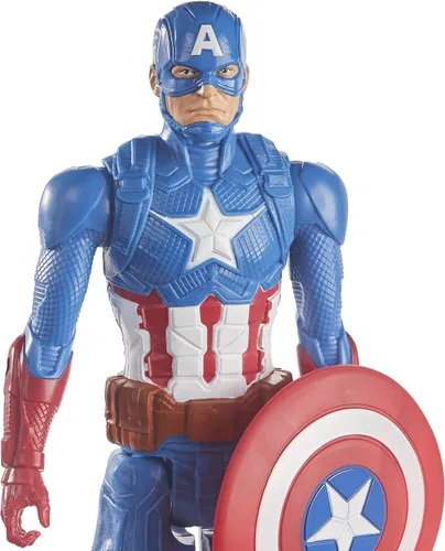 Vista 5 de Marvel Avengers Titan Hero Series Blast Gear - Figura de acción del Capitán América
