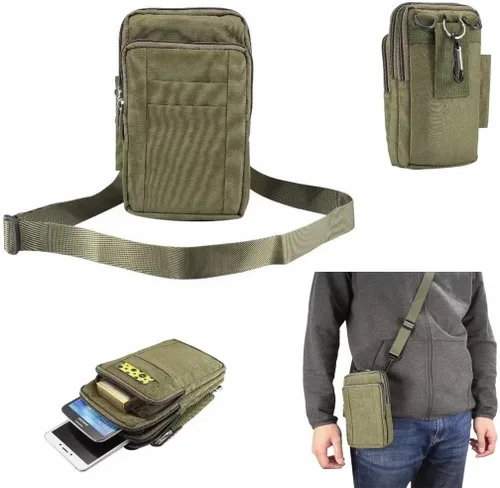 Vista 24 de Bolsa universal para teléfono celular, riñonera multiusos, para la cintura, para deportes al aire libre, funda para llevar teléfonos móviles
