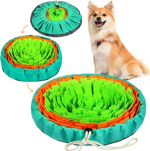 Vista 10 de Vivifying Tapete de olfateo para perros, tapete de alimentación de premios ajustable para comer lentamente y mantenerse ocupado, juguetes