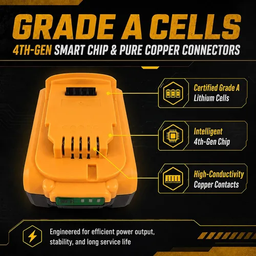 Vista 3 de Repuesto para baterías de litio Dewalt 20V MAX 8.0Ah 2