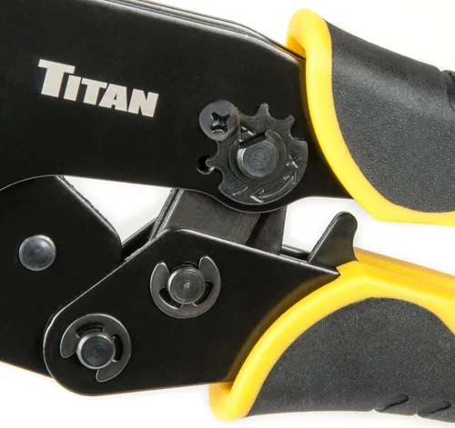 Vista 7 de Juego de crimpado de terminales de alambre de trinquete Titan 11950, 7 piezas
