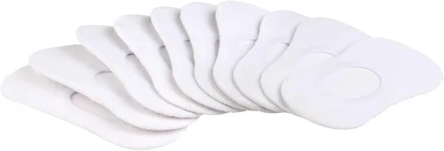 Vista 5 de BOOPH 10 pares de calcetines que no se muestran para niñas y niños calcetines antideslizantes de corte bajo para niños de 3 a 12 años