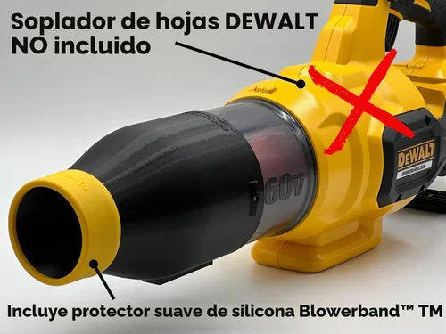 Vista 4 de Boquilla de secado de coche Stubby para sopladores de hojas DEWALT - 60V MAX (DCBL772B & DCBL777B)