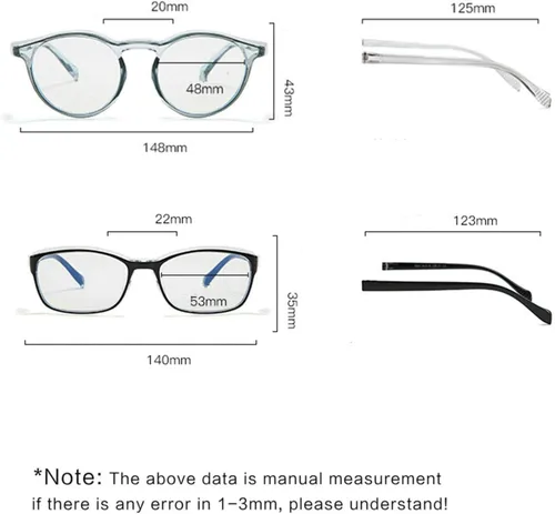 Vista 6 de willochra Paquete de 2 gafas de seguridad antivaho con protección lateral, bloqueo de luz azul, cómodas gafas de laboratorio transparentes