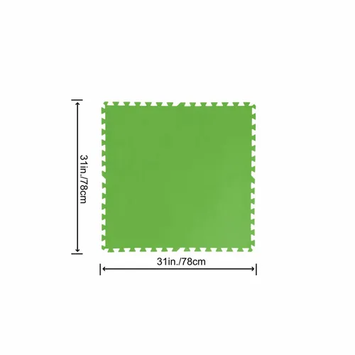 Vista 12 de Bestway Suelo Piscina Foam Verde 9 Piezas 78x78 cm Jardin 58636
