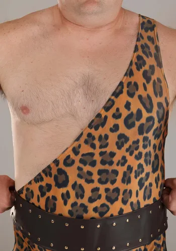 Vista 4 de Disfraz de hombre fuerte oscuro de talla grande