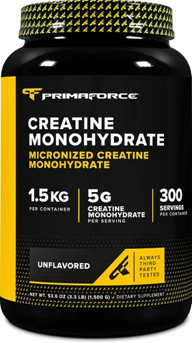 Vista 8 de Primaforce Monohidrato de creatina micronizada en polvo 17.64 oz (1.1 libras)