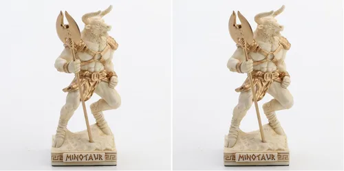 Vista 5 de Veronese Design Figura de resina minotauro de criatura del laberinto