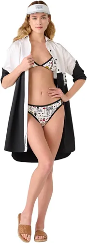 Vista 2 de KARL LAGERFELD Top de bikini de natación para mujer