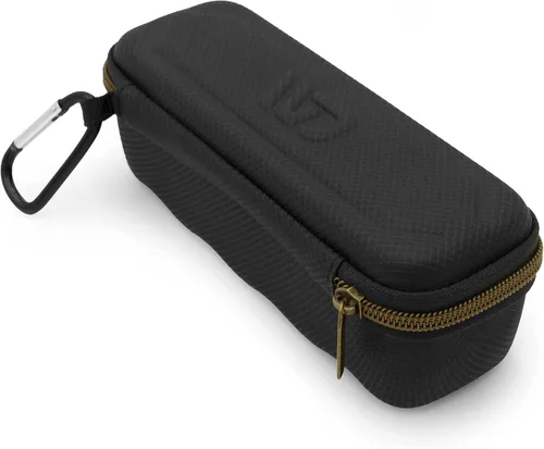 Vista 9 de CASEMATIX Funda de micrófono compatible con modelos de micrófono con cable de hasta 6.75 pulgadas máximo, funda de micrófono ultra compacta
