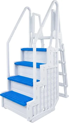 Vista 12 de Aqua Select Everest en escalones de piscina Blanco