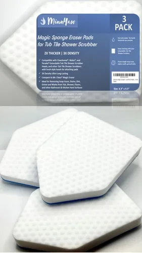 Vista 10 de Magic Mopper - Almohadilla de esponja para mopa Compatible con Swiffer Wet Jet y mopas húmedas de 12 pulgadas Almohadilla de esponja mágica