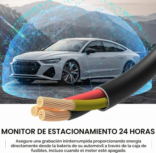 Vista 6 de Pelsee Kit de cable rígido para cámara de salpicadero, kit completo