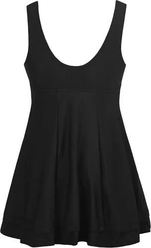 Vista 21 de Wantdo - Vestido de baño adelgazante, traje de baño de una pieza estilo pavo real, vintage, para mujer
