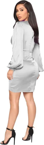 Vista 2 de LightlyKiss Women's Wedding Guest Dress Twist Front Formal Party Cute Dress Women Front Formal Party Cute Dresses