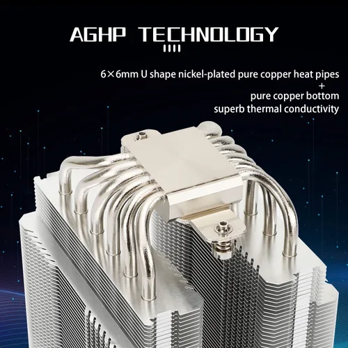 Vista 2 de Thermalright Peerless Assassin 120 - Enfriador de aire para CPU, 6 tubos de calor, ventiladores PWM duales de 4.724 in, 1550 rpm ± 10%, radiador