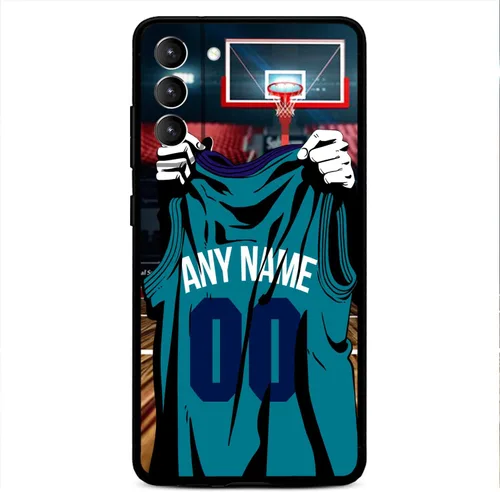 Vista 22 de Nombre y número personalizados – Atlanta Basketball Jersey – Funda de silicona líquida para Samsung Galaxy S26 S25 S24 S23 S22 S21 Plus S20 + Ultre