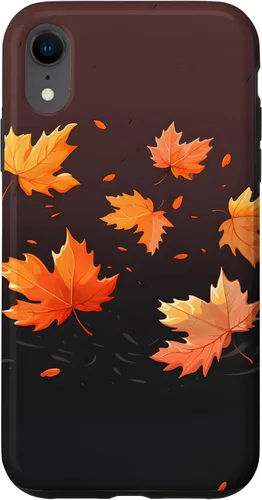 Vista 25 de Autumn Maple Leaves Swirling in The Wind Case for iPhone 17
