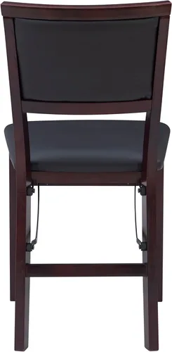 Vista 11 de Linon Minix Dark Espresso Pad - Silla plegable en un juego de dos
