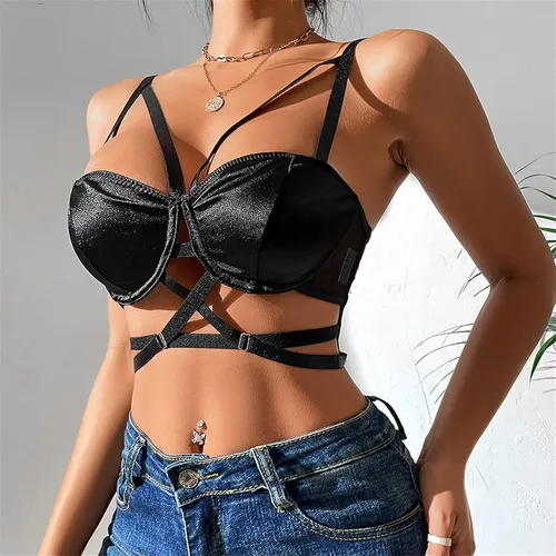 Vista 3 de Camisola delgada de moda para mujer, ropa interior sexy, casual, ropa de dormir cómoda, babydoll