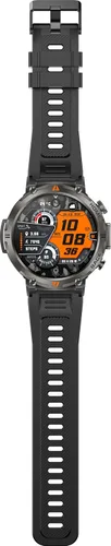 Vista 22 de Reloj inteligente militar para hombre, reloj GPS con linterna, brújula 3ATM, impermeable, resistente, táctico, inteligente, Bluetooth, 1.45