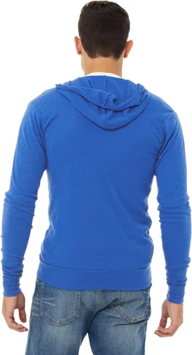 Vista 2 de Bella + Canvas Sudadera con capucha ligera unisex con cremallera completa