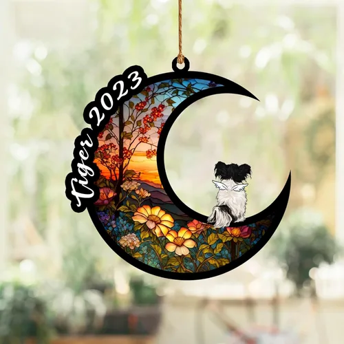 Vista 82 de Nazenti Atrapasoles conmemorativo para perros, adornos de Navidad personalizados para perros, adorno de Navidad, regalos conmemorativos para perros