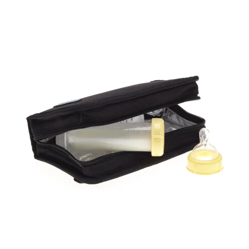 Vista 4 de FlexiFreeze Pocketbook Enfriador de leche materna, color negro