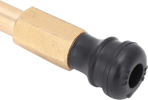 Vista 7 de Reemplazo de válvula de neumático sin cámara, vástagos de válvula de goma con adaptador de extensión de válvula de neumático, apto para scooter