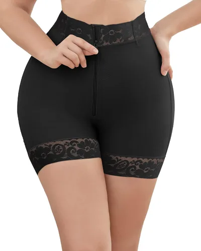 Vista 9 de KELLYLEE Ropa interior moldeadora para mujer con control de abdomen, cintura alta, levanta glúteos, pantalones cortos de compresión, ropa