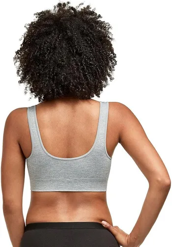 Vista 3 de Hanes Womens Wireless Bra, Full-Coverage Pullover Stretch-Knit Bra, Smoothing T-Shirt Bra
