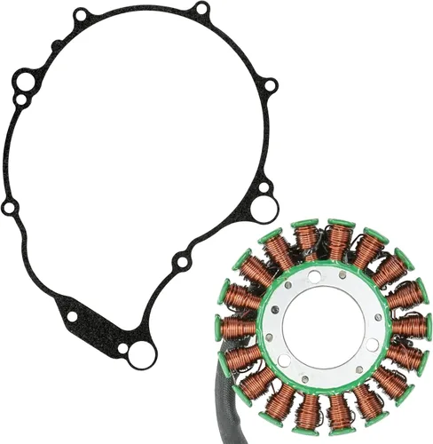 Vista 7 de Caltric Estator y junta compatibles con Yamaha Raptor 660R Yfm660R 2001 2002 2003 2004 2005 ATV Nuevo