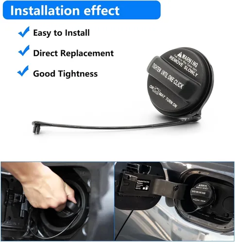 Vista 3 de 31010-3L600 Tapón de Gasolina Tapón de Combustible para Hyundai Accent Azera Elantra GT Genesis Coupe Santa Fe Sonata Tucson Veloster, Kia soul